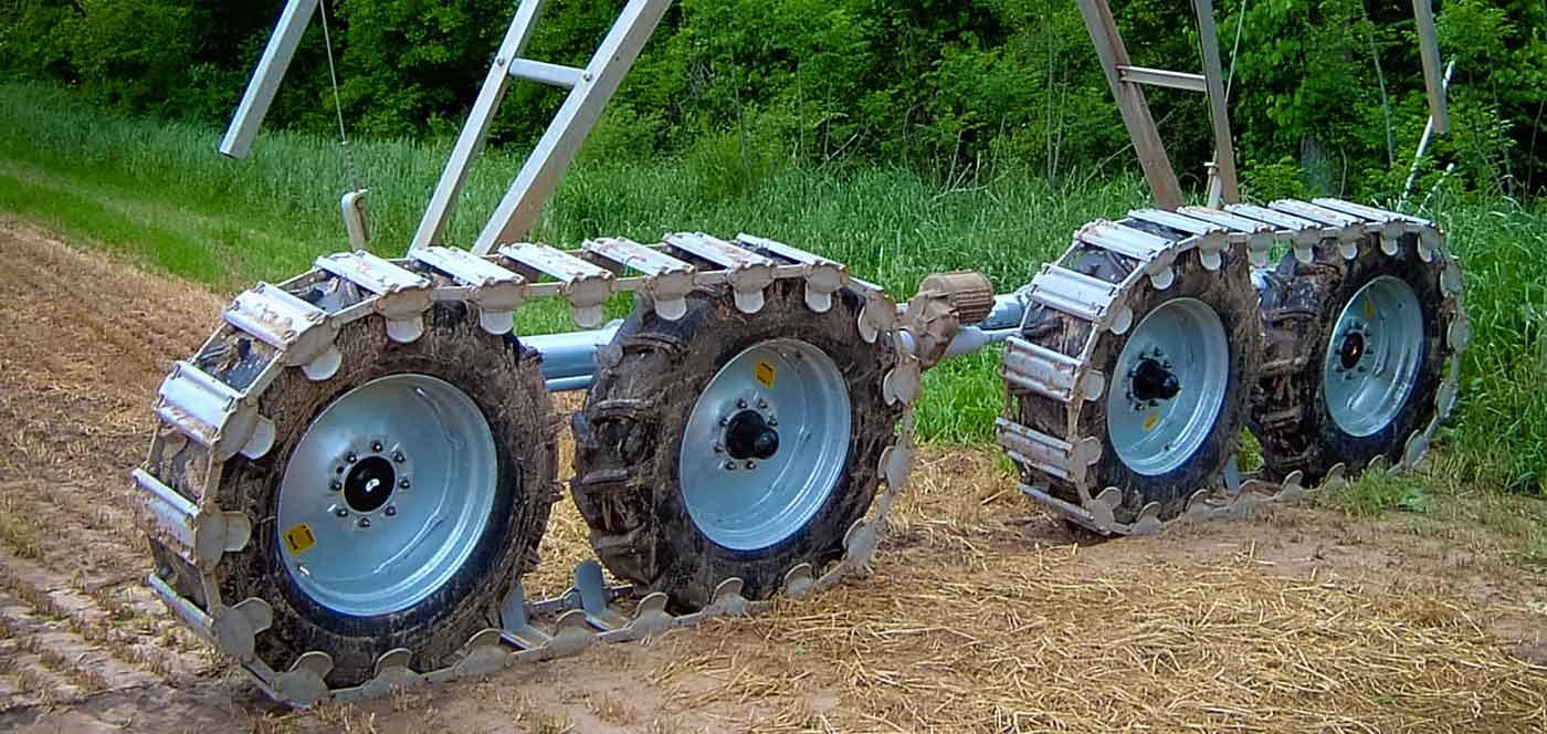 drive train conversion for center pivot irrigation systems