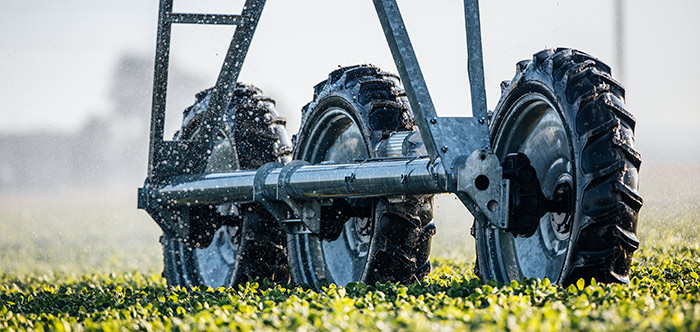 3-wheel drive flotation - irrigation tires - for center pivot irrigation systems