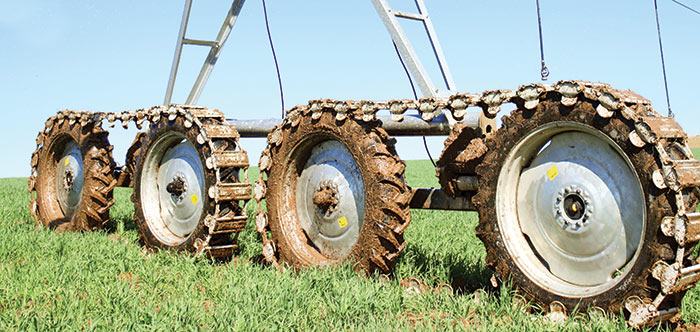  Propulsor de Orugas Articulado - irrigation tires - center pivot irrigation