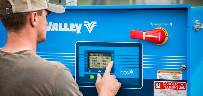 valley icon5 smart panel for center pivot irrigation