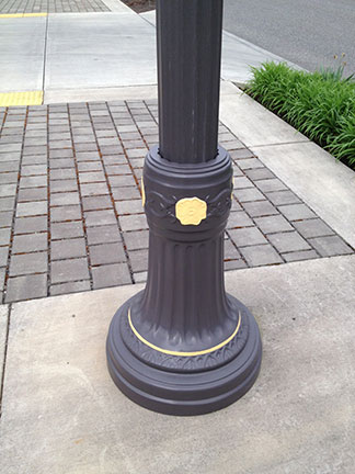 decorative light pole base covers